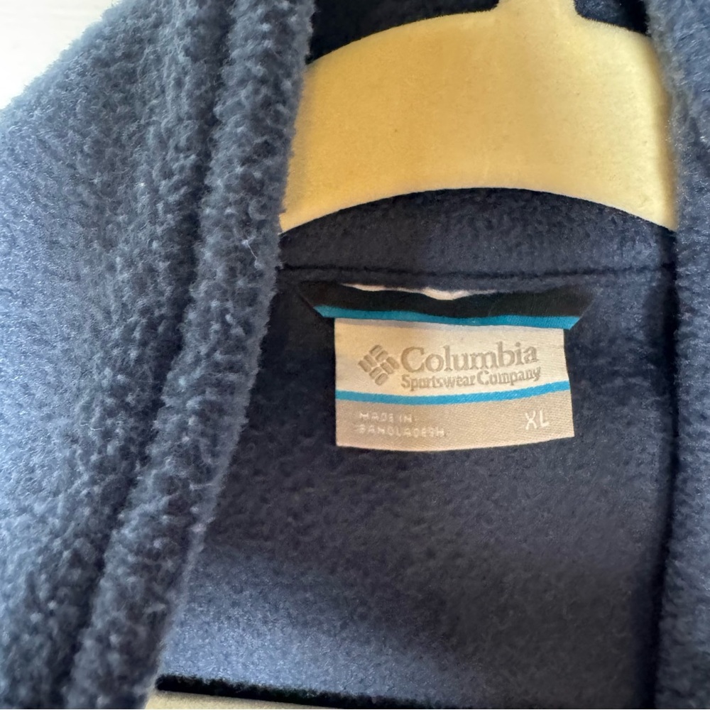 Columbia Men's Steens Mountain Full-Zip Fleece Jacket Collegiate Navy XL - Picture 15 of 15